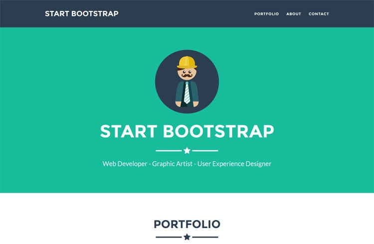 Freelancer - one-page bootstrap website template