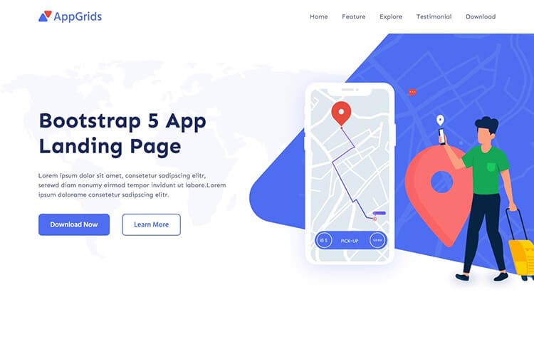 AppGrids  - Free Bootstrap Template